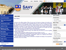 Tablet Screenshot of eng.sahy.sk